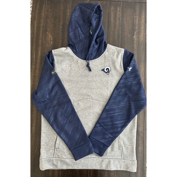 Los Angeles Rams Under Armour Hoodie Combine Water Proof Large - Picture 1 of 4